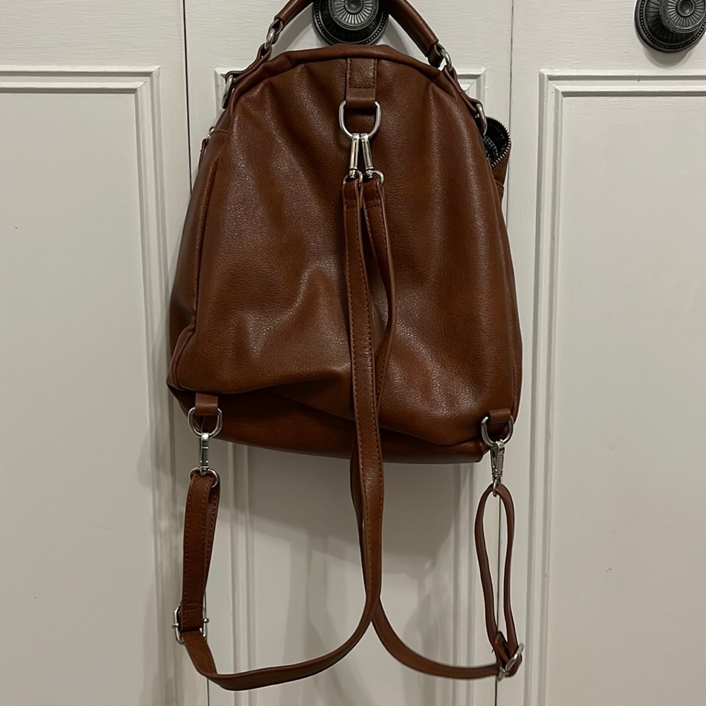 Brown Purse Backpack - image 3